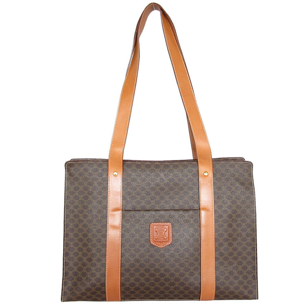 Celine Macadam Bag Leather Shoulder Brown - Picture 2 of 4